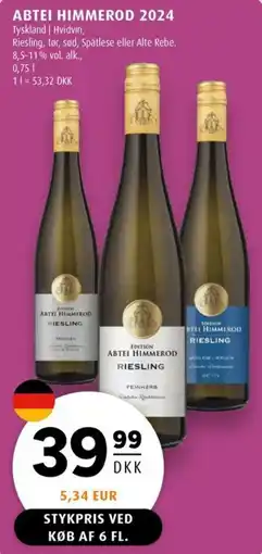 Scandinavian Park Abtei Himmerod Riesling erbjuda
