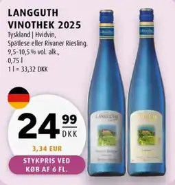 Scandinavian Park Langguth Vinothek 2025 erbjuda