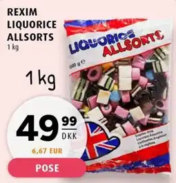 Scandinavian Park Rexim liquorice allsorts erbjuda
