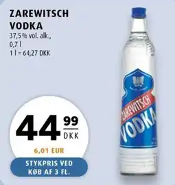 Scandinavian Park Zarewitsch vodka erbjuda