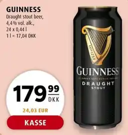 Scandinavian Park Guinness draught stout beer erbjuda