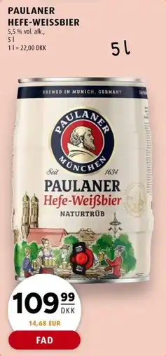 Scandinavian Park Paulaner Hefe-Weißbier erbjuda