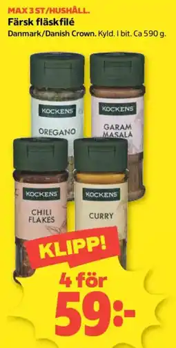 Coop Daglivs Kockens fläskfilé erbjuda