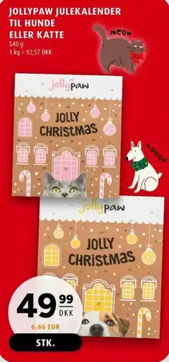 Scandinavian Park Jollypaw julekalender til hunde eller katte erbjuda