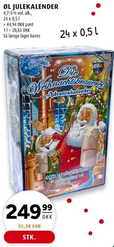 Scandinavian Park Øl julekalender erbjuda