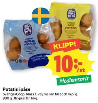 Potatis i påse
