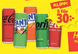 Coop Daglivs Coca-Cola Fanta Sprite erbjuda