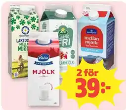 Coop Daglivs Valio mjölk erbjuda