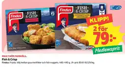 Coop Daglivs Findus Fish & Crisp erbjuda