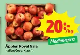 Stora Coop Äpplen Royal Gala, Medlemspris erbjuda