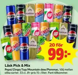 Stora Coop Läsk Pick & Mix erbjuda