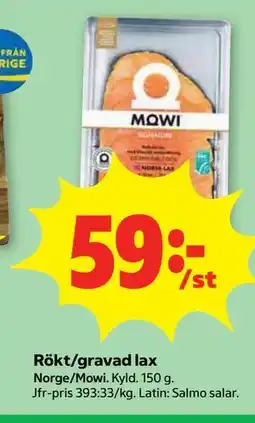 Stora Coop Rökt/gravad lax erbjuda