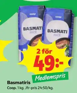 Stora Coop Basmatiris, Medlemspris erbjuda