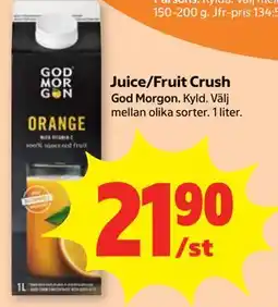 Stora Coop Juice/Fruit Crush erbjuda
