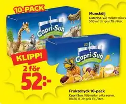 Stora Coop Fruktdryck 10-pack erbjuda