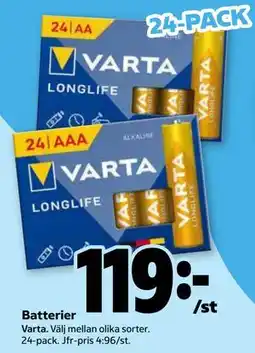 Stora Coop Batterier erbjuda