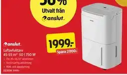 Jula Luftavfuktare 45-55 m² 50 l 750 W erbjuda