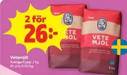 Stora Coop Vetemjöl erbjuda