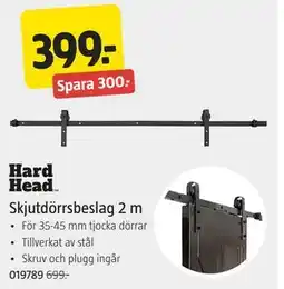 Jula Skjutdörrsbeslag 2 m erbjuda