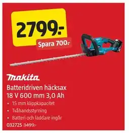 Jula Batteridriven häcksax erbjuda