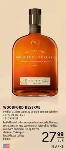 Scandinavian Park Woodford Reserve Distiller's Select Kentucky Straight Bourbon Whiskey erbjuda