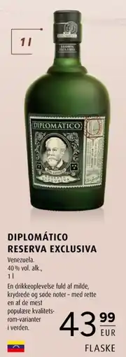 Scandinavian Park Diplomático Reserva Exclusiva erbjuda