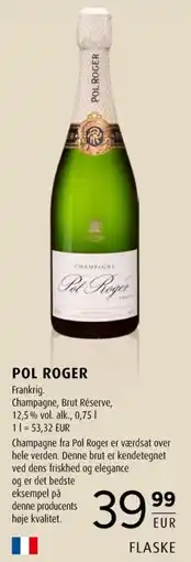 Scandinavian Park Pol Roger Champagne Brut Réserve erbjuda