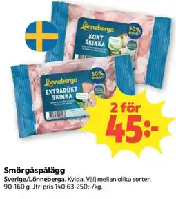 Coop Lönneberga smörgåspålegg erbjuda