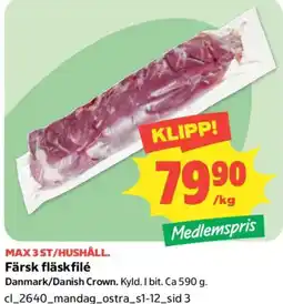 Coop Färsk fläskfilé erbjuda