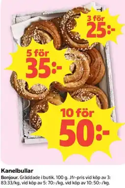Coop Bonjour Kanelbullar erbjuda