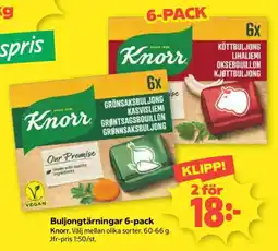 Coop Knorr buljongtärningar erbjuda