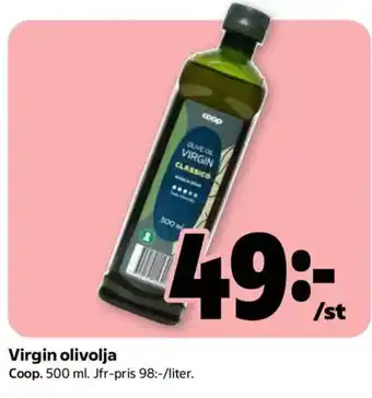 Coop virgin olivolja