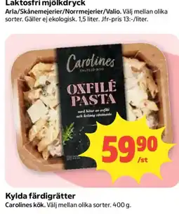 Coop Carolines oxfile pasta erbjuda