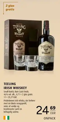 Scandinavian Park Teeling irish whiskey erbjuda