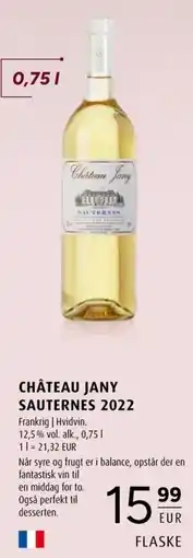 Scandinavian Park Château Jany Sauternes 2022 erbjuda