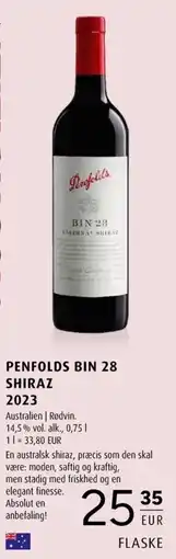 Scandinavian Park Penfolds Bin 28 Shiraz erbjuda