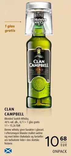 Scandinavian Park Clan Campbell Blended Scotch Whisky erbjuda