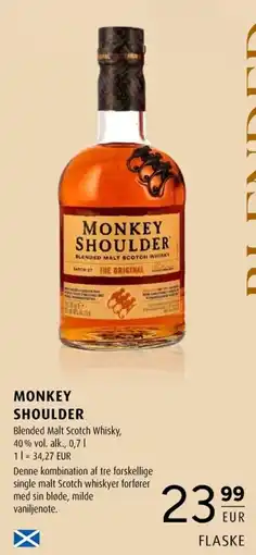 Scandinavian Park Monkey Shoulder Blended Malt Scotch Whisky erbjuda