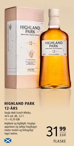 Scandinavian Park Highland Park 12-års erbjuda