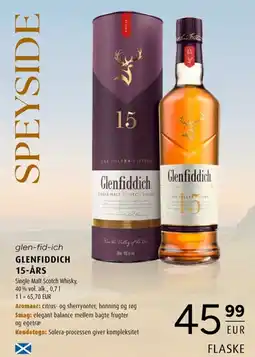 Scandinavian Park Glenfiddich 15-års erbjuda