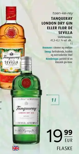 Scandinavian Park Tanqueray london dry gin eller flor de sevilla erbjuda