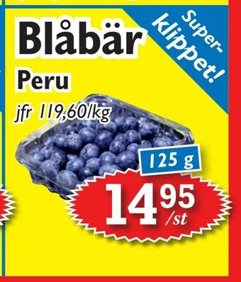 T-jarlen Blåbär erbjuda