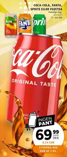 Scandinavian Park Coca-Cola, Fanta, Sprite eller Fuzetea erbjuda