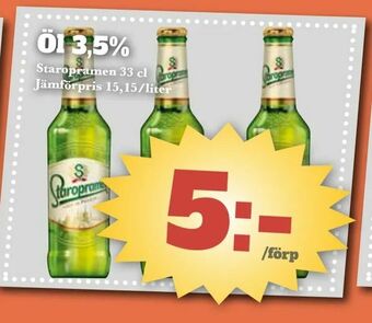 Bonum Matmarknad Öl 3,5% erbjuda