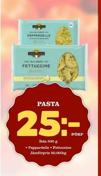 Bonum Matmarknad Pasta erbjuda