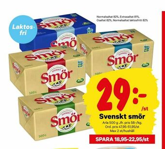 City Gross Svenskt smör erbjuda