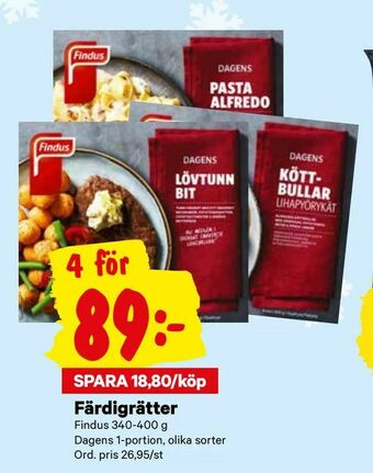 City Gross Färdigrätter erbjuda