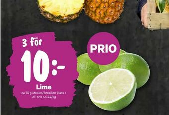 City Gross Lime erbjuda