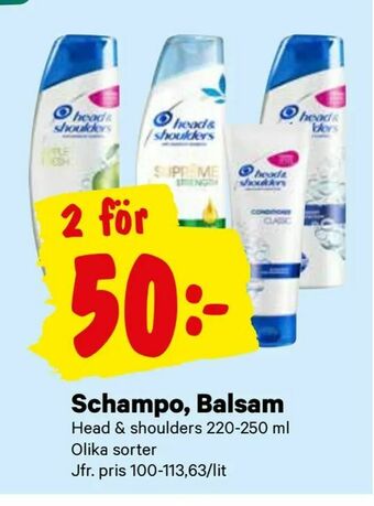 City Gross Schampo, Balsam erbjuda