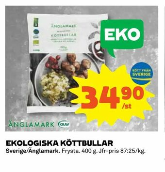 Coop Daglivs Ekologiska köttbullar erbjuda